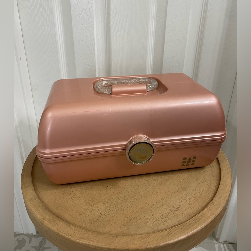 Caboodles Cosmetic Case Rose Gold On The Go Girl